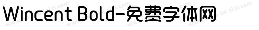 Wincent Bold字体转换